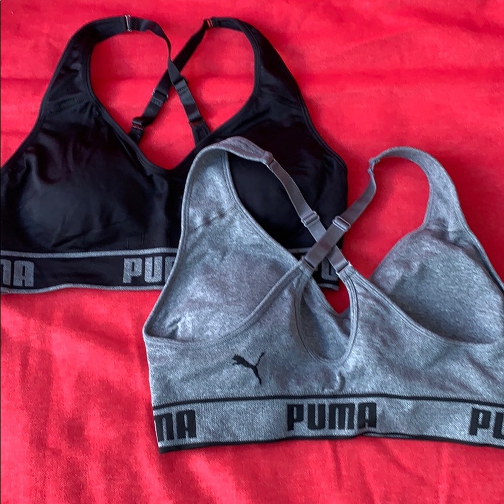 Two New Puma sports bras